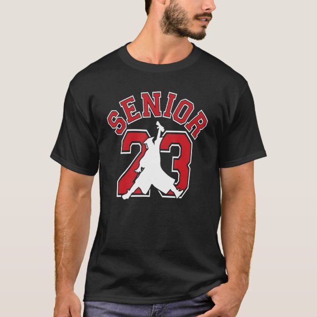 2023 Senior Happy Last Day Of School Student Gradu T-Shirt (Vorderseite)