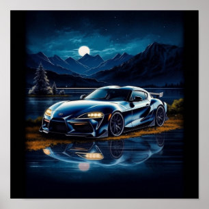 2023 Toyota GR Supra Sportwagen Poster