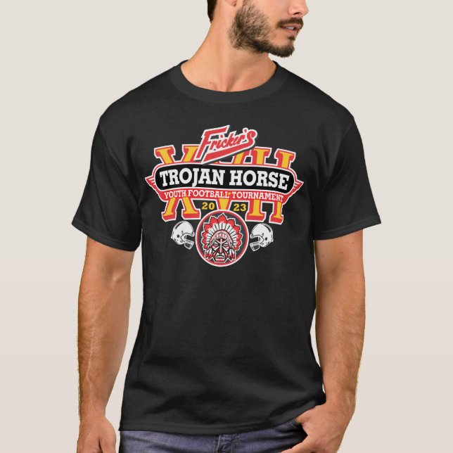 2023 Trojaner - Wayne Warriors Design T-Shirt (Vorderseite)