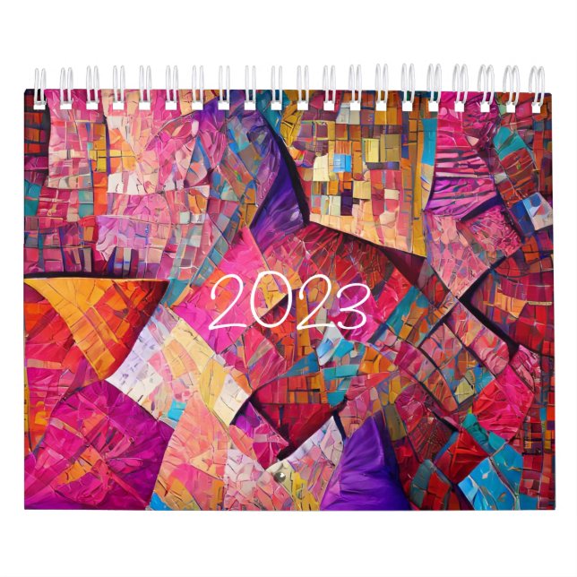 2023 Waiola Quilting Two Page SmallCalendar, White Kalender (Titelbild)
