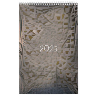 2023 Wylie Quilting OnePage MediumCalendar, Weiß Kalender