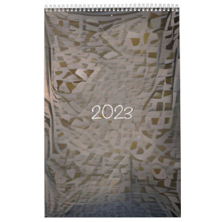 2023 Wylie Quilting OnePage MediumCalendar, Weiß Kalender