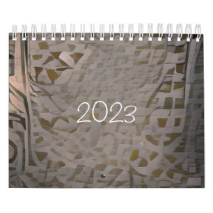 2023 Wylie Two Page SmallCalendar, White Calendar Kalender