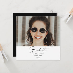 2023 Zwei Fotocollage Black Graduation Party