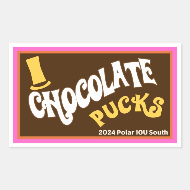 2024 10U South Chocolate Pucks - Bar Sticker (Vorderseite)