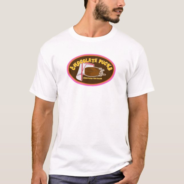 2024 10U South Chocolate Pucks - Erwachsene - rund T-Shirt (Vorderseite)