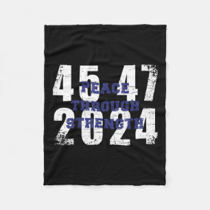 2024 45 47 Amerika zuerst Maga Cool Vintage Einzig Fleecedecke