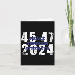 2024 45 47 Amerika zuerst Maga Cool Vintage Einzig Karte