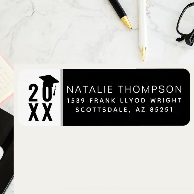 2024 Abschluss Ankündigung Party Rücksendeadresse (Von Creator hochgeladen)