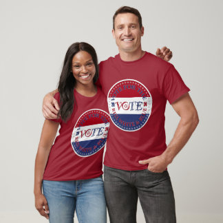 2024 Abstimmung über das Skript "Rote, Weiße und B T-Shirt