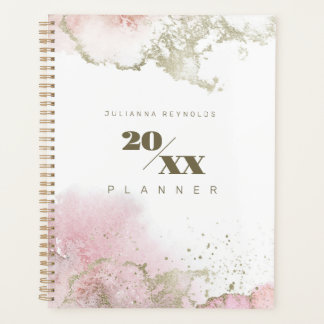 2024 Abstrakt Pink & Gold-Planer Planer