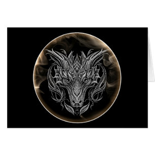 2024, Abstrakter Drachenkopf in Ästhetik