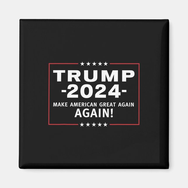 2024 Amerika wieder groß machen Magaa Magnet (Vorne)