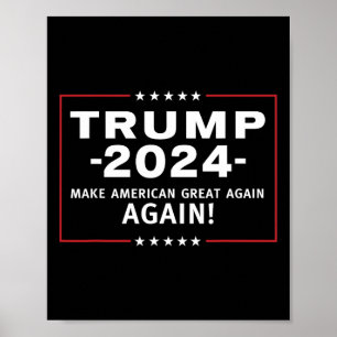 2024 Amerika wieder groß machen Magaa Poster