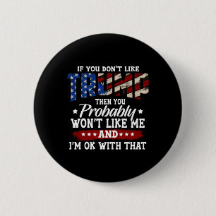 2024 Amerikanische Flagge 4. Juli Trump 2024 Button