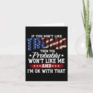 2024 Amerikanische Flagge 4. Juli Trump 2024 Karte