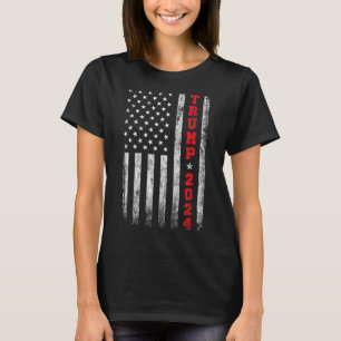 2024 Amerikanische Flagge Vintag T-Shirt