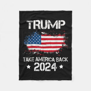 2024: Amerikas Flaggenwahl rückgängig machen Fleecedecke