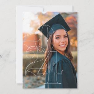 2024 Ankündigung des Abschlusses hoher Foto