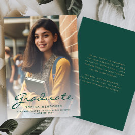 2024 Ankündigung des Grünen Abschlusses in Foto