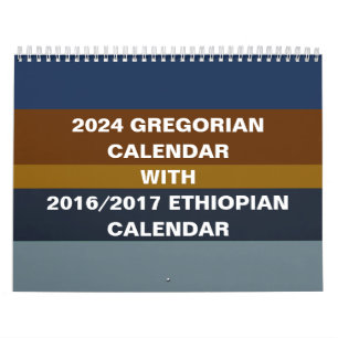 2024 Äthiopischer Wall-Kalender-Konverter Kalender