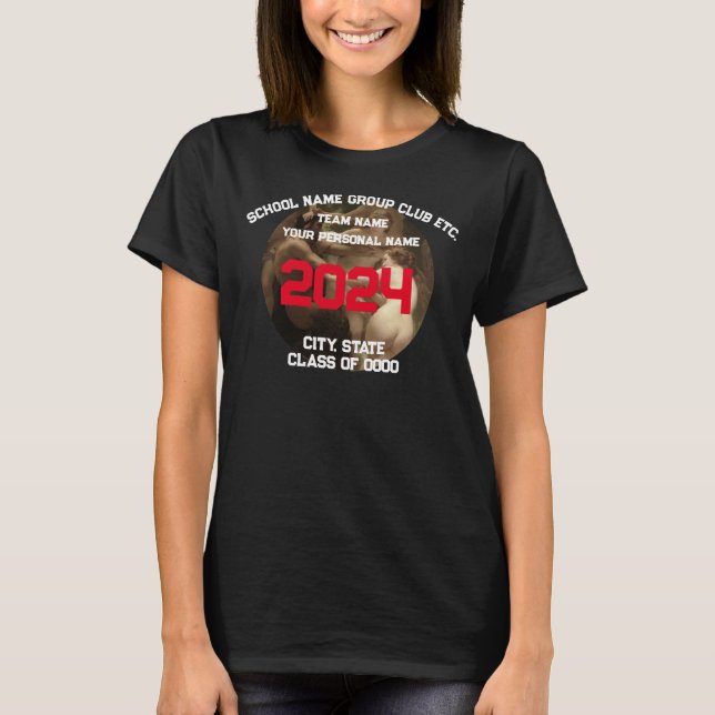 2024 Athletic Sport Party T Shirt Template Geschen (Vorderseite)