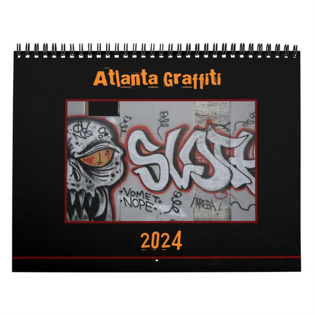2024 Atlanta Graffiti Kalender (Titelbild)