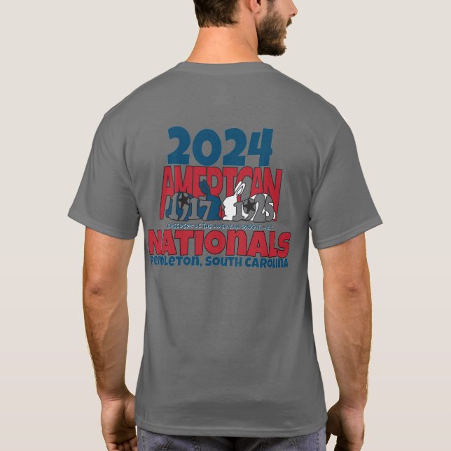 2024 BARNSC Nationals Offizieller T - Shirt (Rückseite)