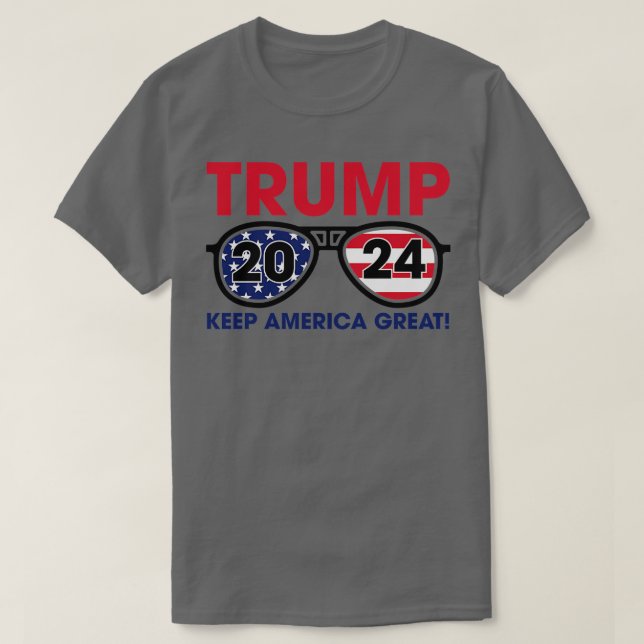 2024 Behielt Amerika Großes T-Shirt (Design vorne)