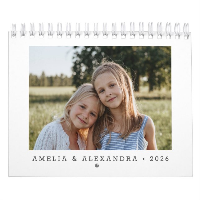 2024 Benutzerdefiniert Foto für Ihre eigene Famili Kalender (Titelbild)