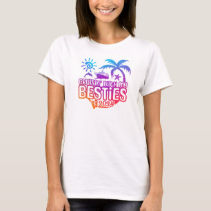2024 Besties Kreuzfahrt mit Kreuzfahrtschiff T-Shirt