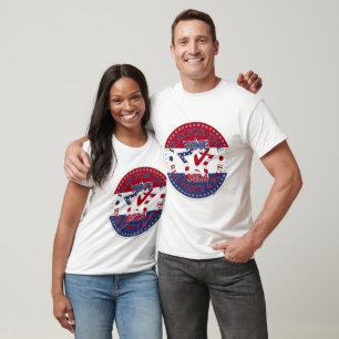 2024 Bete Für Das Rote, Weiße Blaue WÄHLE Sterne K T-Shirt