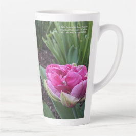 2024 Blume Latte-Tasse von RoseWrites Milchtasse