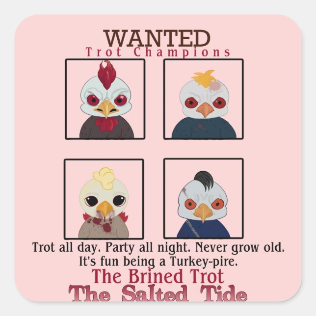 2024 Brined Trot Champion Sticker (Vorderseite)