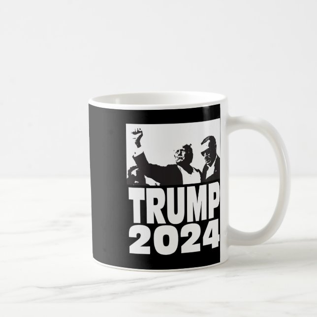 2024 Bulletproof Teflon Don Kundgebung Shooting Fi Kaffeetasse (Rechts)