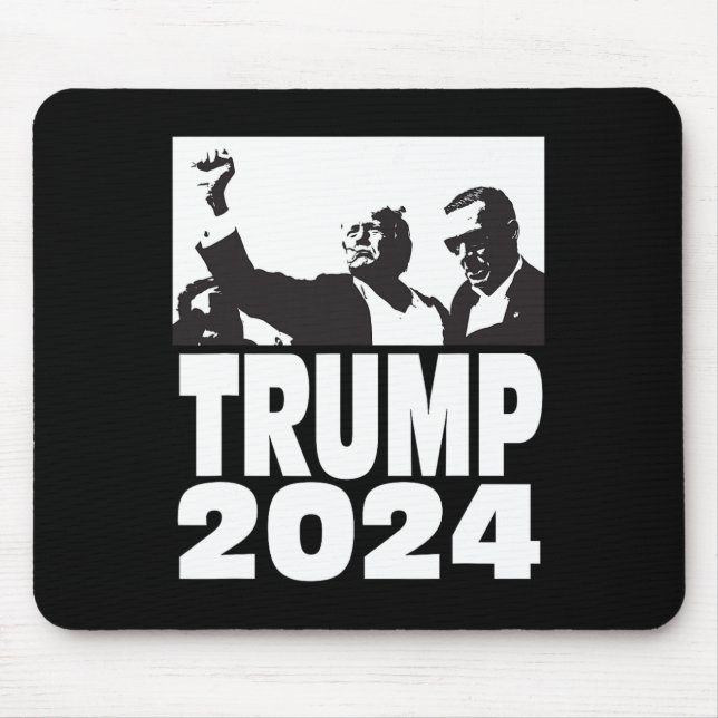 2024 Bulletproof Teflon Don Kundgebung Shooting Fi Mousepad (Vorne)