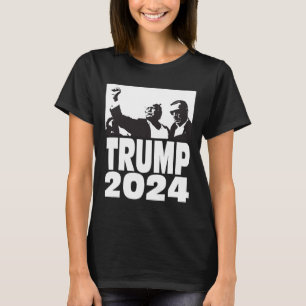 2024 Bulletproof Teflon Don Kundgebung Shooting Fi T-Shirt