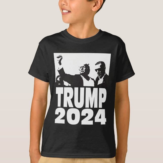 2024 Bulletproof Teflon Don Kundgebung Shooting Fi T-Shirt (Vorderseite)