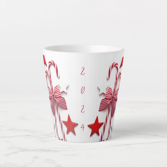 2024 Candy Cane Latte Tasse (Vorderseite)