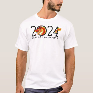 2024 chinesischer New Year Cartoon Dragon T - Shir T-Shirt