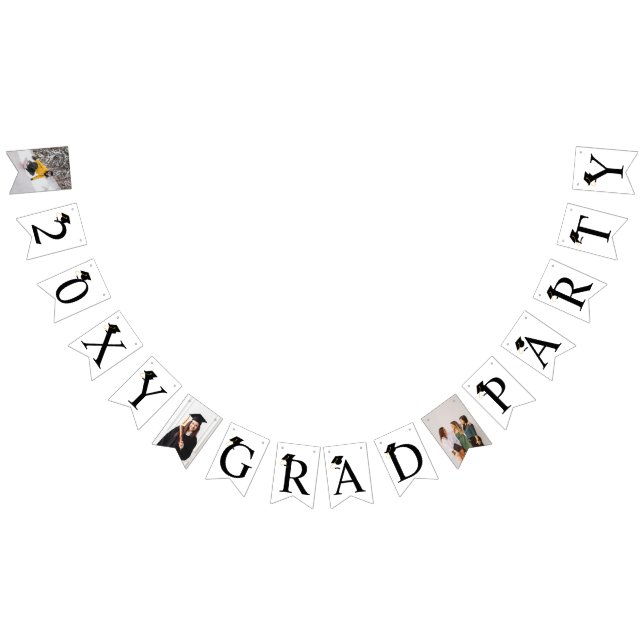 2024 Class Foto Graduation Party Banner (Alle)