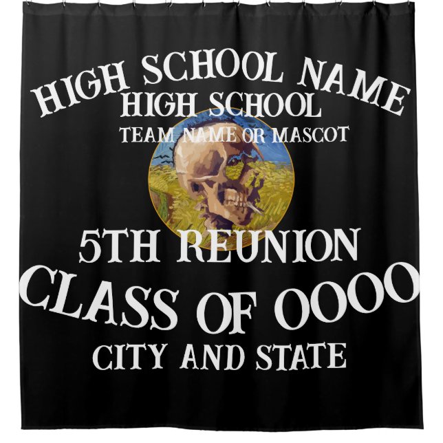 2024 Cocktail Weinkultur und Erde Thema Kostüme Duschvorhang (Vorderseite)