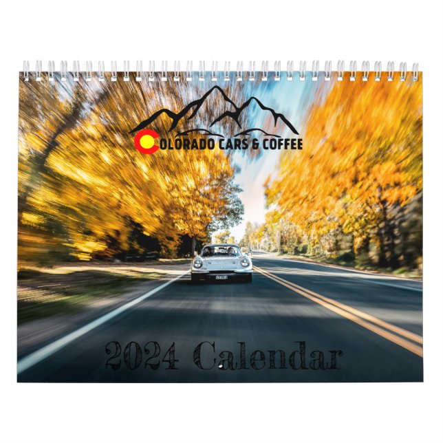 2024 Colorado Cars and Coffee Calendar Kalender (Titelbild)