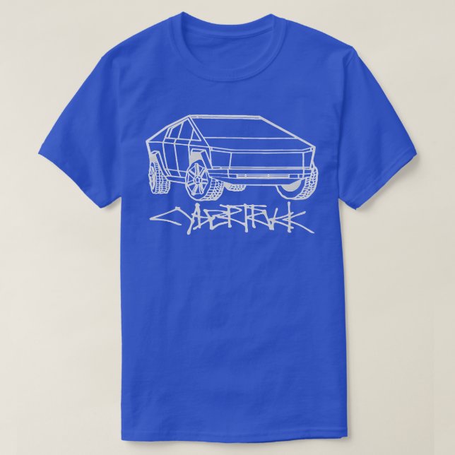 2024 CyberTruck Hoodie T-Shirt (Design vorne)
