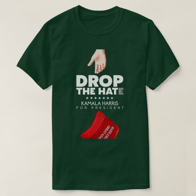 2024 DAS HATE Kamala T-Shirt (Design vorne)