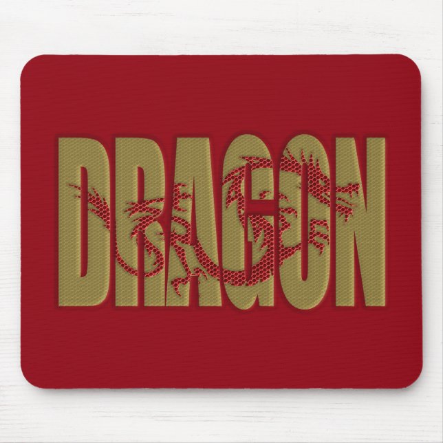 2024 Drachenmaus "gold" Mousepad (Vorne)