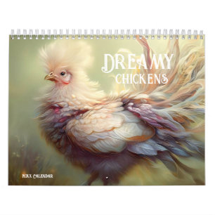 2024 Dreamy Chickens Fantasy Art Kalender
