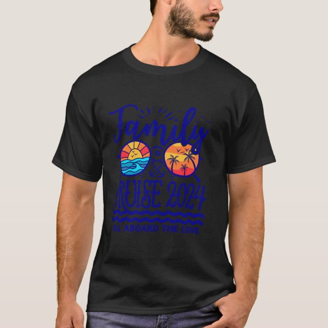 2024 Family Brethday Cruise Vacation Matching Grou T-Shirt (Vorderseite)