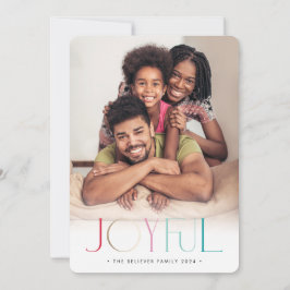 2024 FAMILY PHOTO modern minimalist JOYFUL colors Ankündigung