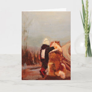 2024 Feiertagskarte "Beste Freunde für immer" 5X7